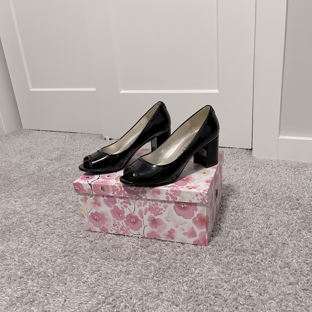 2𝒇𝒐𝒓$60 ANNE KLEIN iFlex MaryJo Peep Toe Pumps 2.5''heels Size7